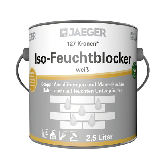 Jaeger 127 Kronen Iso-Feuchtblocker 0,75 Liter weiß