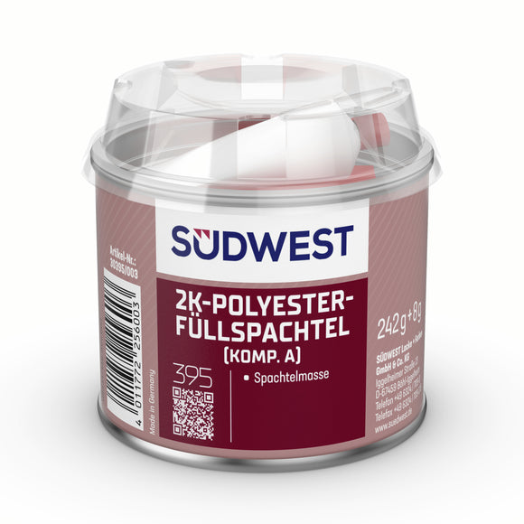 Südwest 2K-Polyester-Füllspachtel 1 kg weiß
