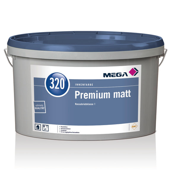 MEGA 320 Premium Matt 12,5 Liter weiß