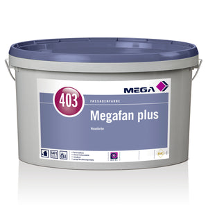 MEGA 403 Megafan Plus Fassadenfarbe 1,5 Liter weiß
