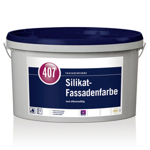 MEGA 407 Silikat-Fassadenfarbe 12,5 Liter weiß