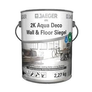 Jaeger 676 2K Aqua Deco Wall & Floor Siegel inkl. Härter 2,5 kg farblos