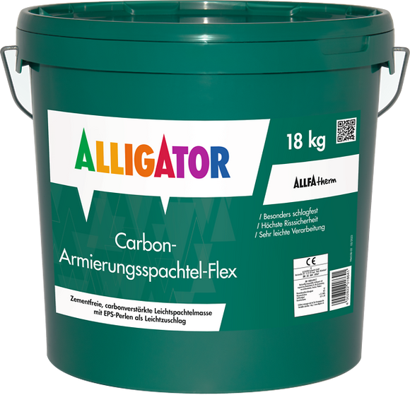 Alligator Carbon-Armierungsspachtel-Flex 18 kg cream
