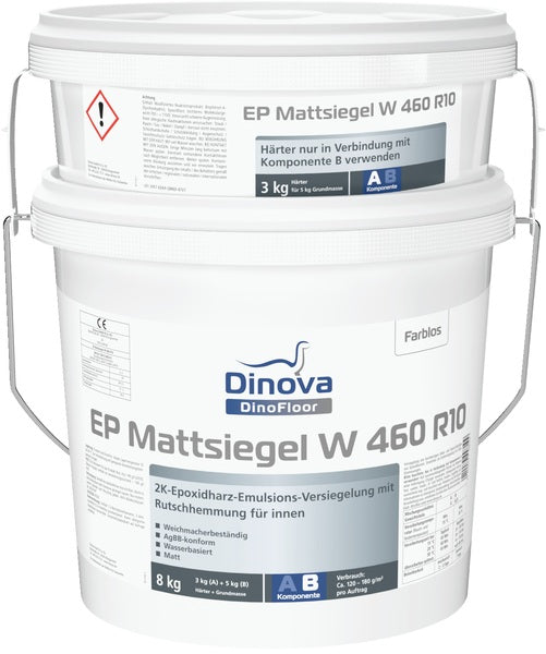 Dinova DinoFloor EP Mattsiegel W 460 R10 - 8 kg transparent