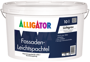 Alligator Fassaden-Leichtspachtel 10 Liter lichtgrau