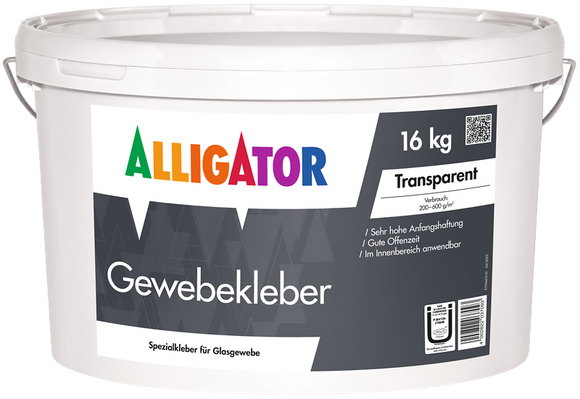 Alligator Gewebekleber 16 kg transparent