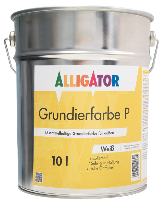 Alligator Grundierfarbe P 10 Liter weiß