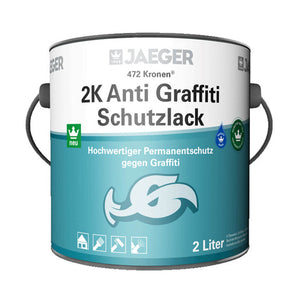 Jaeger 472 2K Anti Graffiti Schutzlack permanent 2,5 Liter farblos matt