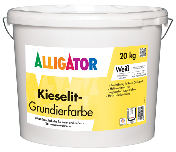 Alligator Kieselit-Grundierfarbe 20 kg weiß