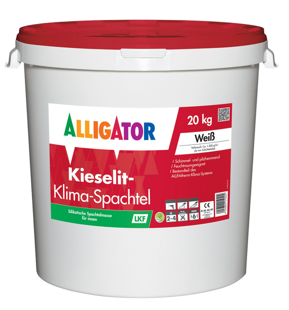 Alligator Kieselit-Klima-Spachtel LKF 20 kg naturweiß