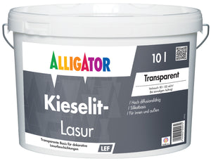 Alligator Kieselit-Lasur 10 Liter transparent