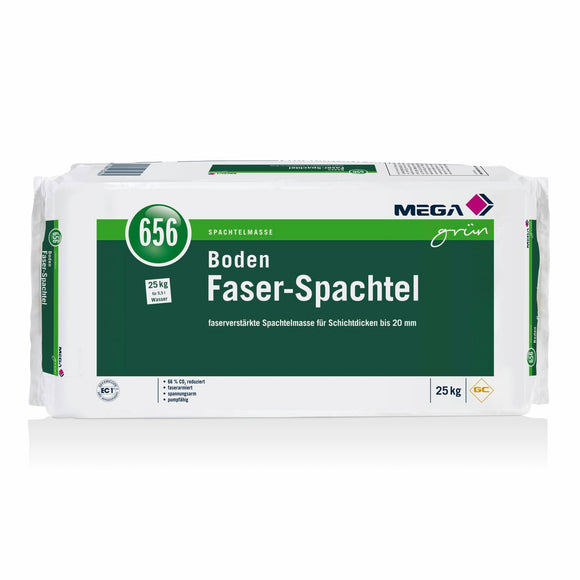 MEGA grün 656 Boden Faser-Spachtel 25 kg grau