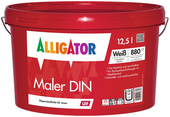 Alligator Maler DIN LEF 12,5 Liter weiß