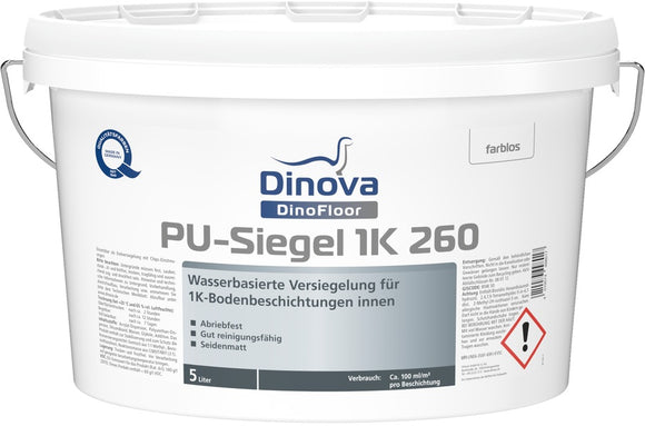 Dinova DinoFloor PU-Siegel 1K 260 - 5 Liter farblos