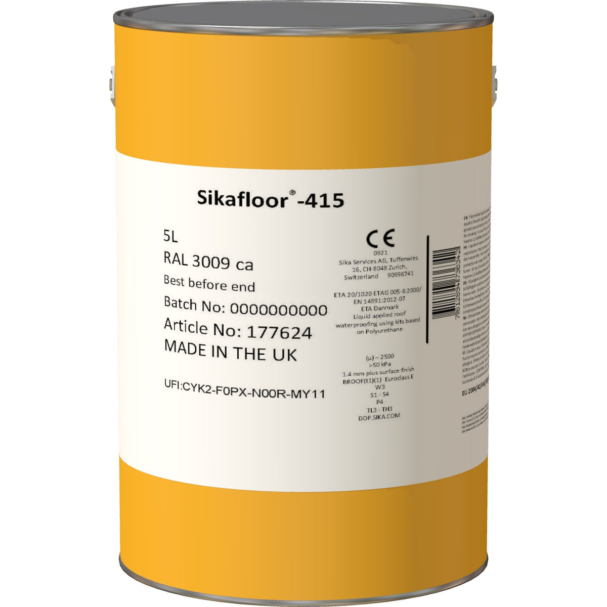 Sika® Sikafloor®-415 5 Liter verkehrsgrau A RAL 7042 – Dabo24