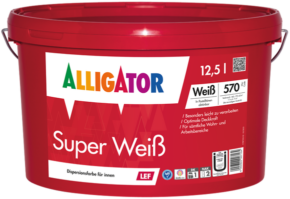 Alligator Super Weiß LEF 12,5 Liter verkehrsweiß RAL 9016