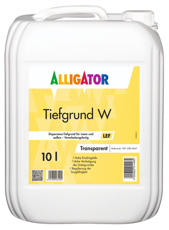 Alligator Tiefgrund W LEF 10 Liter transparent