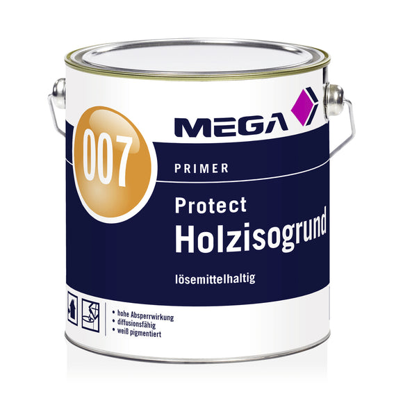 MEGA 007 Protect Holzisogrund 2,5 Liter weiß