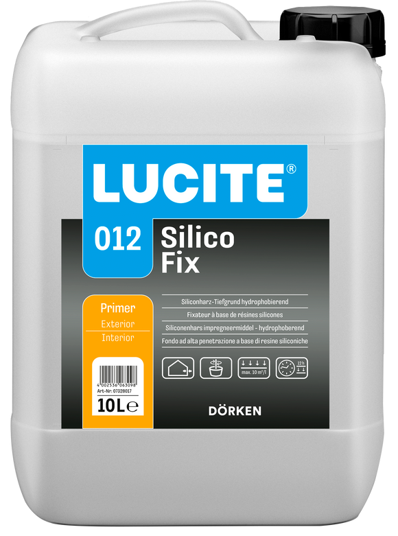 Lucite 012 Silico Fix 10 Liter transparent