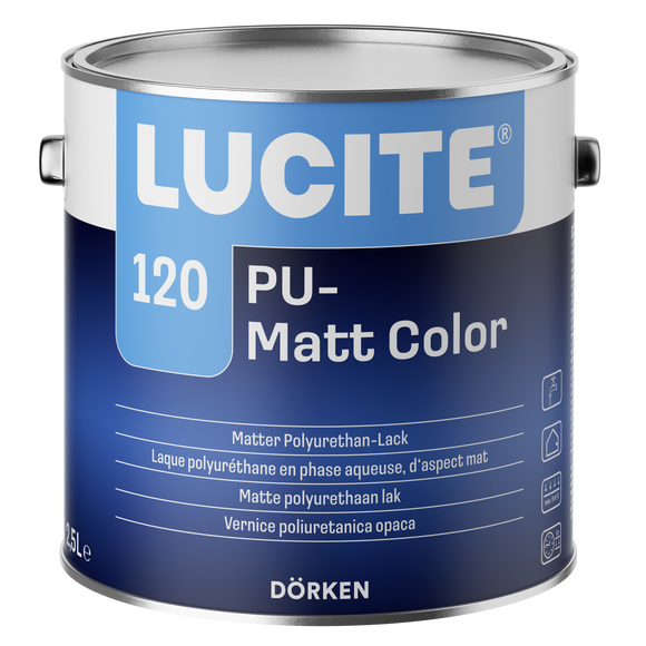 Lucite 120 PU-Matt Color 0,75 Liter weiß