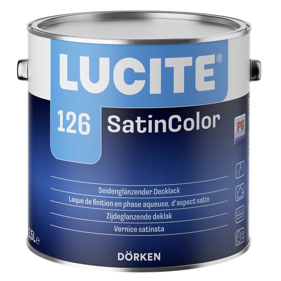 Lucite 126 SatinColor 2,5 Liter weiß