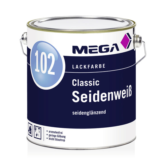 MEGA 102 Classic Seidenweiß 2,5 Liter weiß