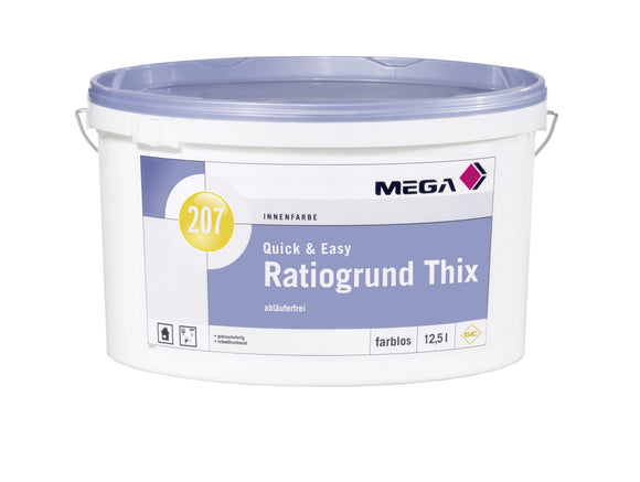 MEGA 207 Quick & Easy Ratiogrund Thix 12,5 Liter weiß opak