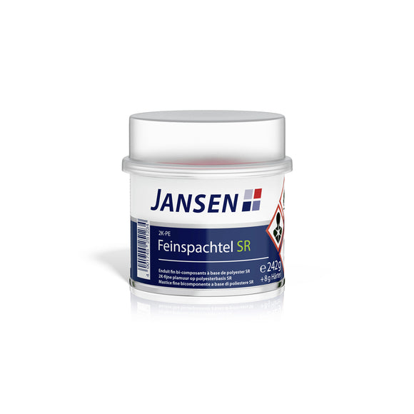Jansen 2K-PE-Feinspachtel SR inkl. Härter 0,25 kg weiß