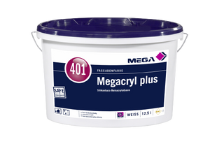 MEGA 401 Megacryl plus 12,5 Liter weiß