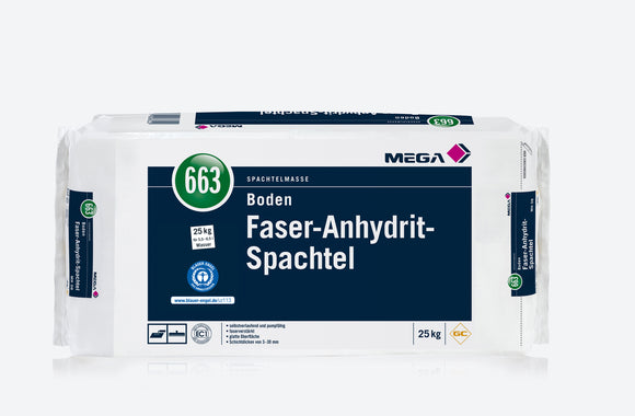 MEGA 663 Boden Faser-Anhydrit-Spachtel 25 kg