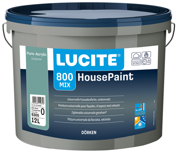Lucite 800 HousePaint 1 Liter