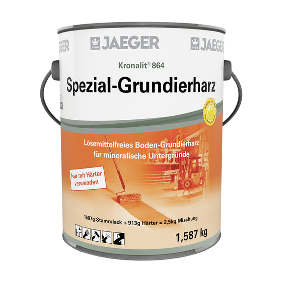 Jaeger 864 Kronalit Spezial-Grundierharz Stammlack 1,587 kg farblos