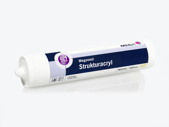 12x MEGA 962 Megaseal Strukturacryl 0,3 Liter weiß