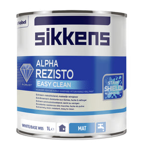 Sikkens Alpha Rezisto Easy Clean 1 Liter weiß Basis W05