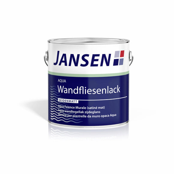 Jansen Aqua Wandfliesenlack 0,75 Liter weiß