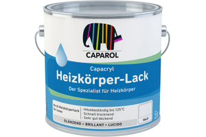 Caparol Capacryl Heizkörper-Lack 2,5 Liter weiß