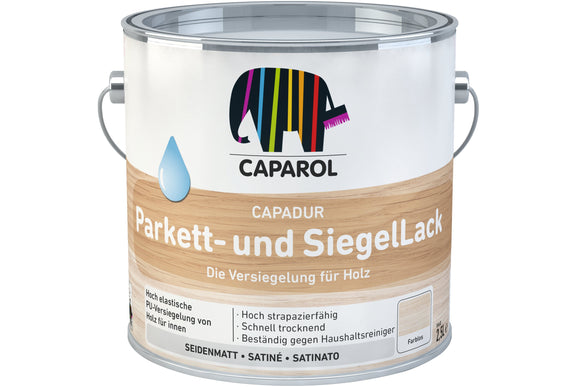 Caparol Capadur Parkett- und SiegelLack Hochglänzend 0,75 Liter farblos