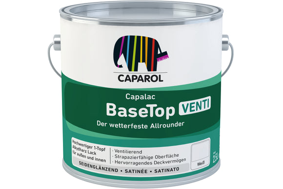 Caparol Capalac BaseTop Venti 2,5 Liter weiß