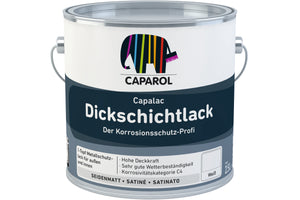 Caparol Capalac Dickschichtlack 2,5 Liter weiß