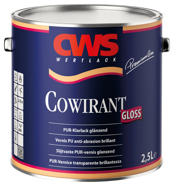 CWS WERTLACK Cowirant glänzend 2,5 Liter farblos
