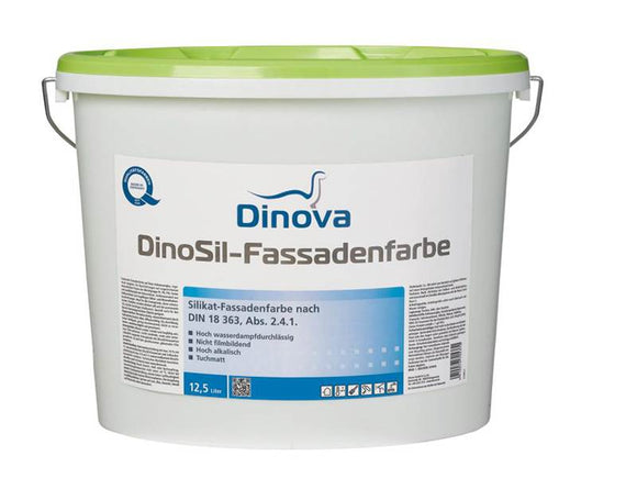 Dinova Dinosil Fassadenfarbe 5 Liter weiß