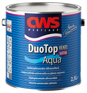 CWS WERTLACK DuoTop Aqua Satin 2,5 Liter weiß