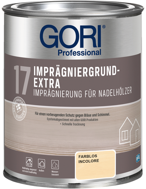 Gori 17 Imprägniergrund-Extra 0,75 Liter farblos