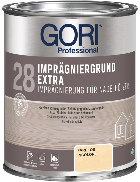 Gori 28 Imprägniergrund Extra 0,75 Liter farblos