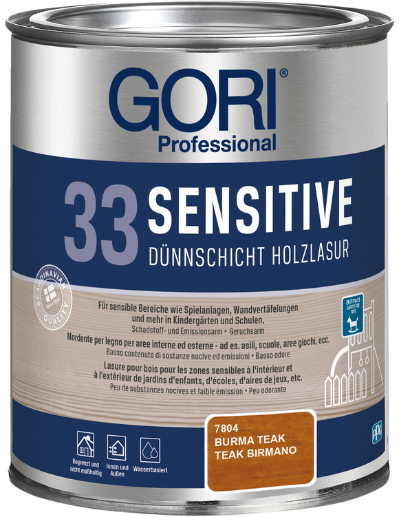 Gori 33 Sensitive Holzlasur 2,5 Liter