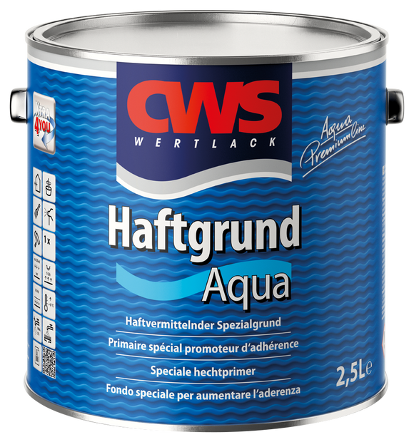 CWS WERTLACK Haftgrund Aqua 0,75 Liter weiß