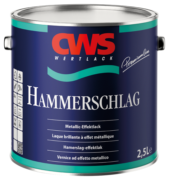 CWS WERTLACK Hammerschlag-Lack 2,5 Liter