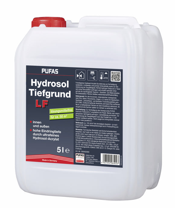 Pufas Hydrosol-Tiefgrund LF 5 Liter