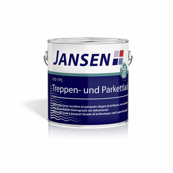 Jansen ISO-TPL Treppen- und Parkettlack matt 2,5 Liter weiß