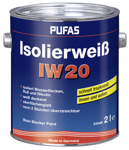 Pufas Isolierweiß IW20 2 Liter weiß